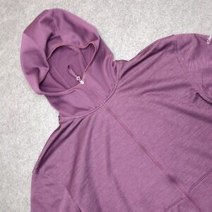 Columbia Sportswear Company Purple Fleece Hooded Zip Up Jacket Size L